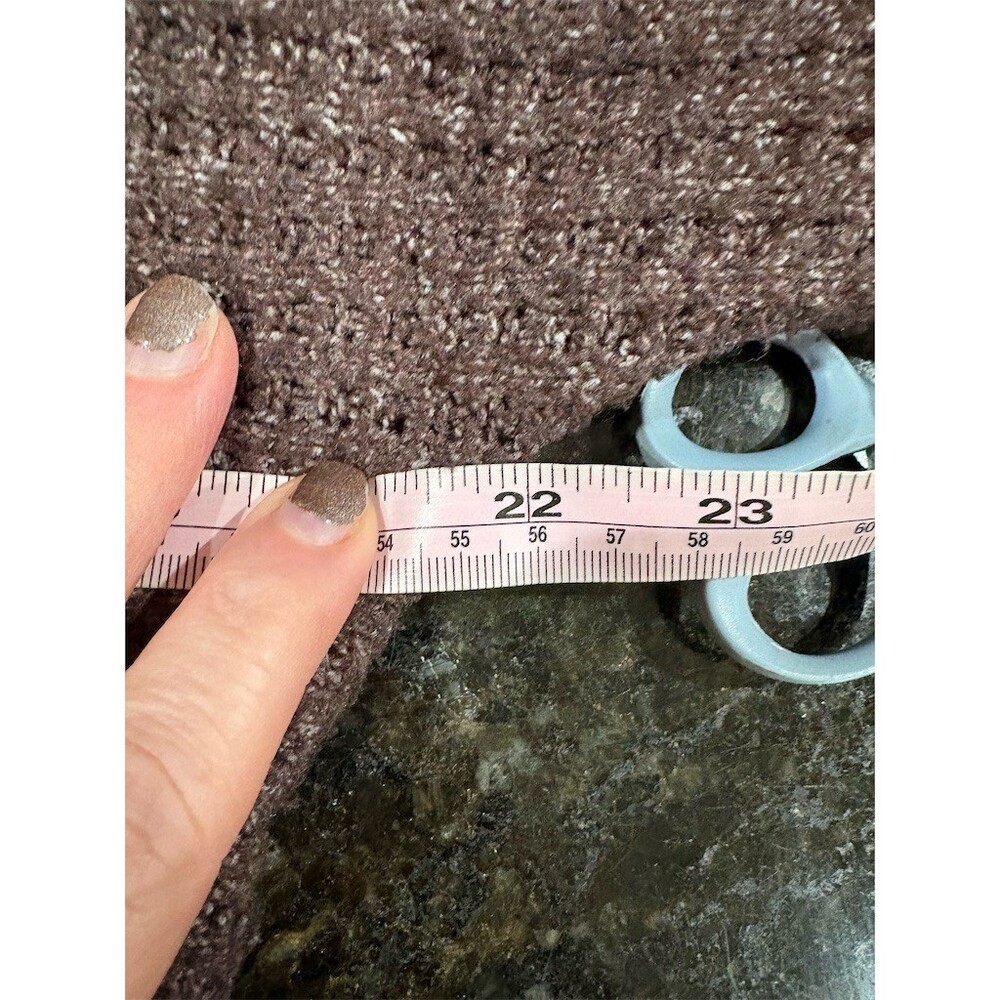 SO Sweater Womens Size S Brown Cropped Pullover Contrast Trim Collared - Picture 6 of 6